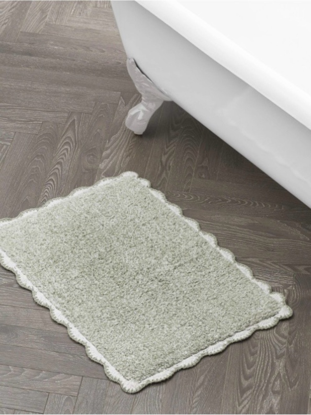 Laura Ashley Small Bath Mat Rectangular 1.5x2’ Sage Green